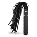 Miniatyrbild 4 av 4: Vibrator med BDSM-flogger - LOVE AND VIBES Collection Black