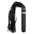 Miniatyrbild 1 av 4: Vibrator med BDSM-flogger - LOVE AND VIBES Collection Black