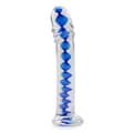 Miniatyrbild 1 av 4: Infinity Glass Dildo - LOVE AND VIBES Collection Blue