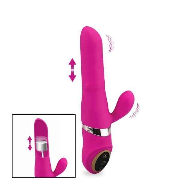 Sexleksak Kanin Rosa Pulsator Vibrator Amanda