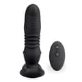 Miniatyrbild 4 av 4: Vibrerande och fram och tillbaka prostatastimulator med testikelmassager Paris Black