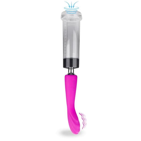 Penispump och vibrator 7 lägen - LOVE AND VIBES Purple Collection
