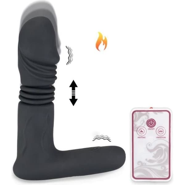 Sextoy vibromassör med värmefunktion - Kollektion Orgasmic - Grå