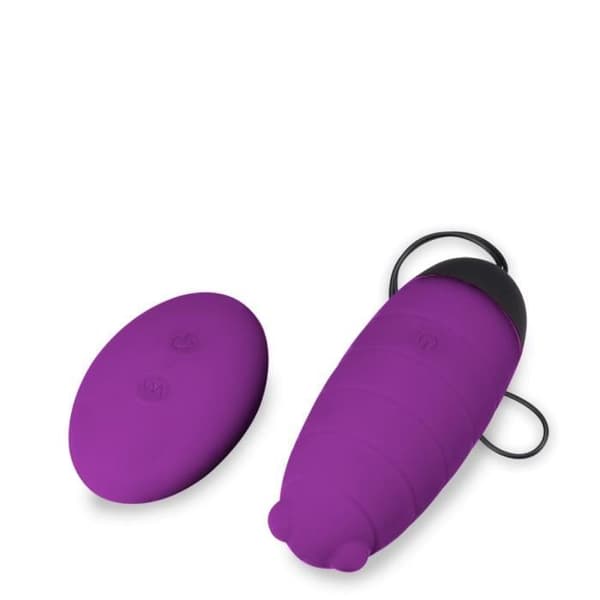 Baby Bee fjärrstyrt vibrerande ägg - EggXiting Purple Collection