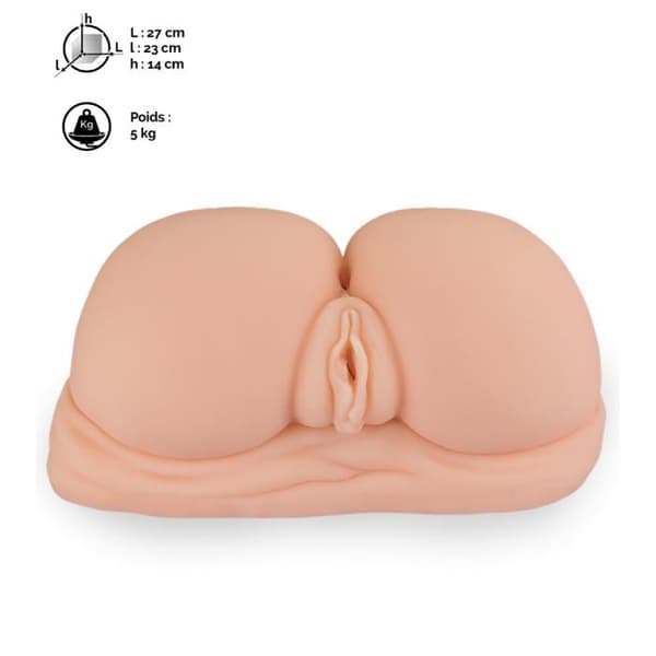 Butt masturbator silikon konstgjord vagina anus 5 kg - Absolute Fuck Chair Collection