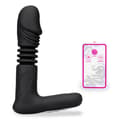 Miniatyrbild 3 av 4: Uppvärmd fram och tillbaka vibratordildo