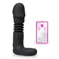 Miniatyrbild 1 av 4: Uppvärmd fram och tillbaka vibratordildo