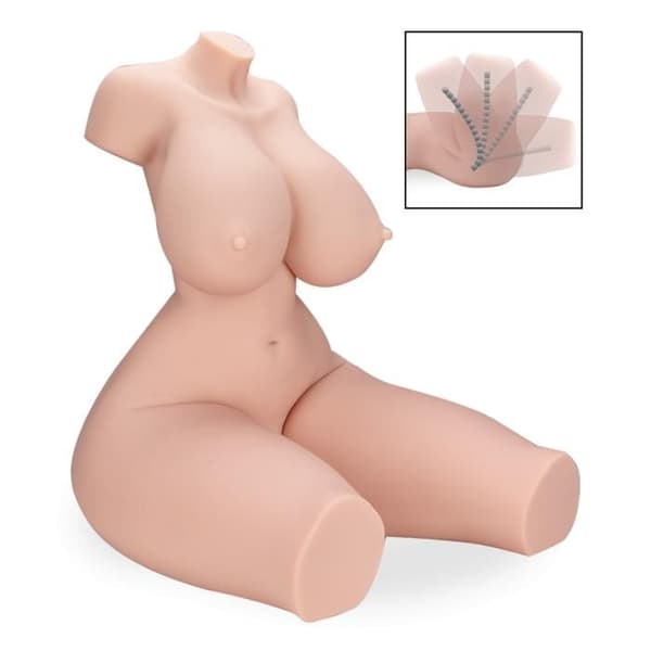 Joyce kurvig onanistbyst 14,5kg - Manliga onanister