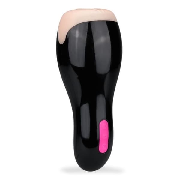 12-läges vibrerande masturbator med röstfunktion - LOVE AND VIBES Light Skin Collection