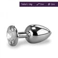 Miniatyrbild 1 av 2: Anal Jewel Rosebud Light 54 Gr-Diamond Non-Diamond