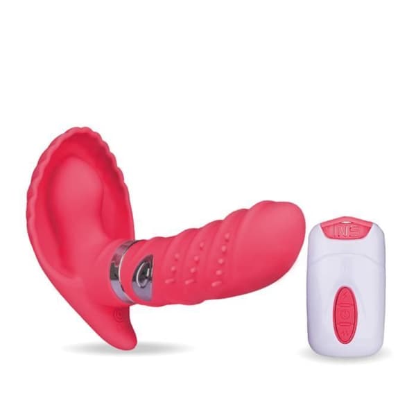 Fjärrstyrda vibrerande och roterande elektrostimuleringstrosor - LOVE AND VIBES Collection Pink