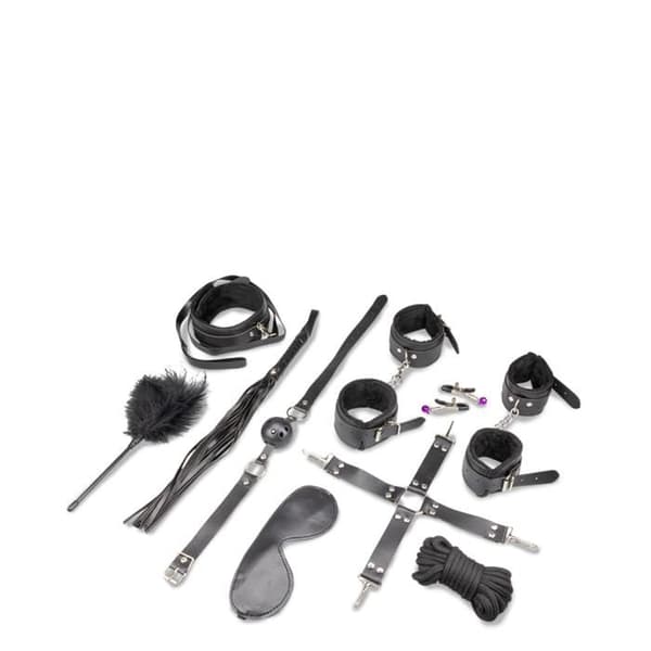 Kit med leksaker och BDSM-tillbehör 11 delar