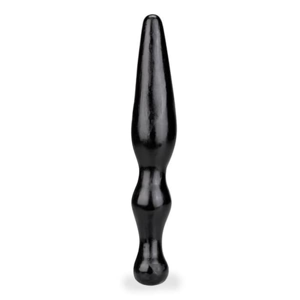 Dubbel analplugg liten modell Nio Black