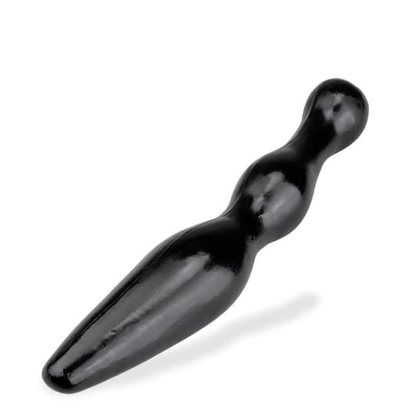 Dubbel analplugg liten modell Nio Black