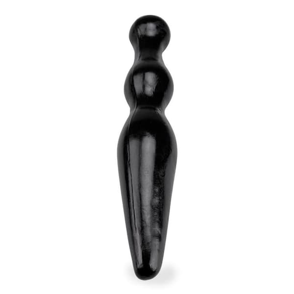 Dubbel analplugg liten modell Nio Black
