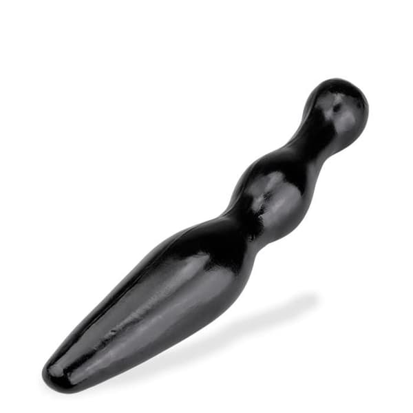 Dubbel analplugg liten modell Nio Black