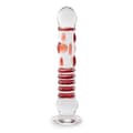 Miniatyrbild 1 av 3: Sextoy - Frestande - Anal Dildo i Glas - Längd 21,8cm - Diameter 3,9cm