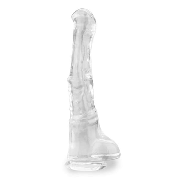 XXXL Horse Sugkopp Dildo Clear