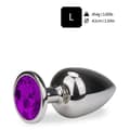 Miniatyrbild 2 av 2: Rosebud XL anal juvel - 8 färger - Diamond Amethyst Collection