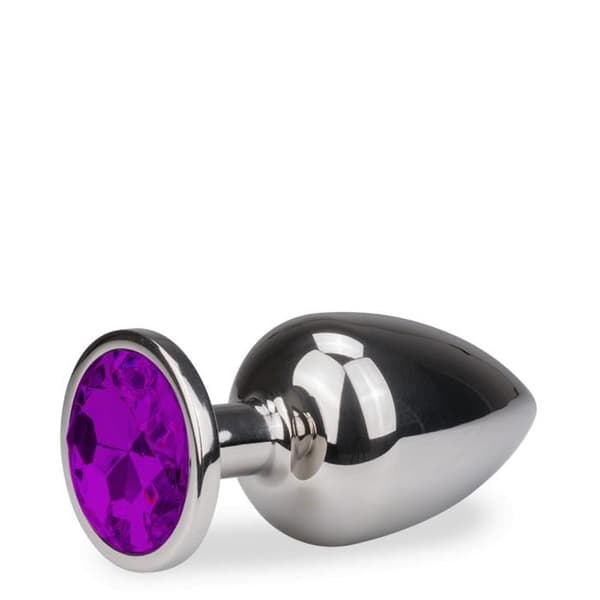 Rosebud XL anal juvel - 8 färger - Diamond Amethyst Collection
