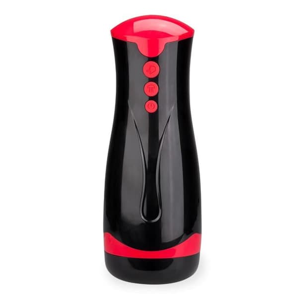Male Masturbator for Men vibrerande och Partner airbag - LOVE AND VIBES Collection Svart