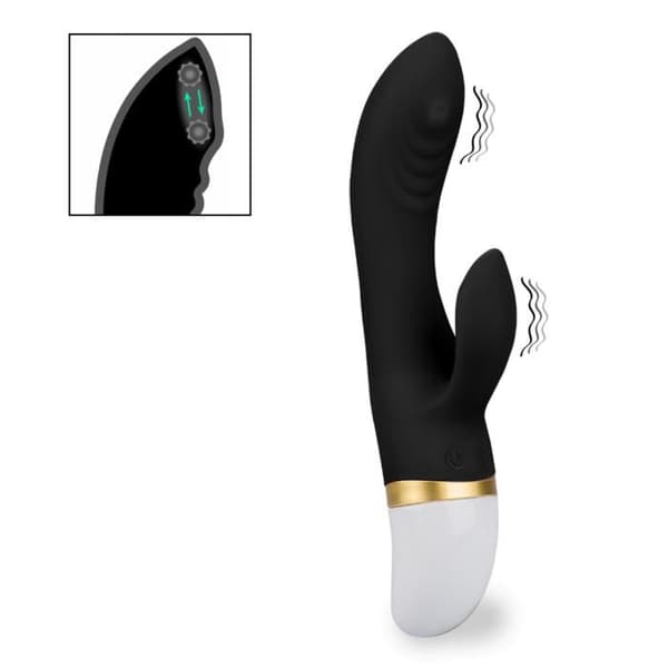 Malo Rabbit Vibrator Vibrator - Mr. Rabbit Collection Svart