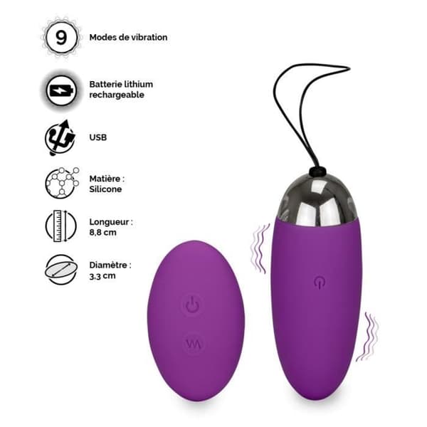 Ada Violet fjärrstyrt vibrerande ägg