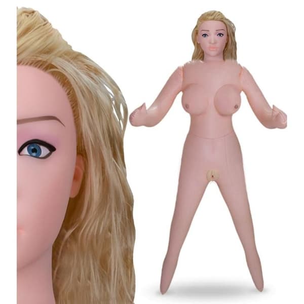 Blond realistisk vibrerande docka