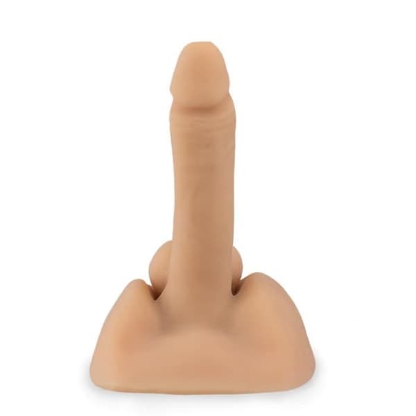 Realistisk silikondildo med skelett - Feeling Light Skin Collection