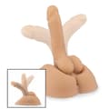 Miniatyrbild 1 av 2: Realistisk silikondildo med skelett - Feeling Light Skin Collection
