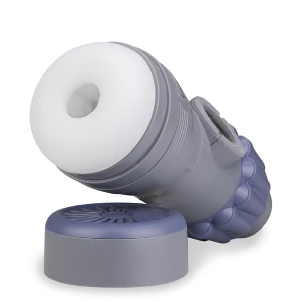 Manlig masturbator för män Turbojet Aspirerande och vibrerande - LOVE AND VIBES Collection Grey