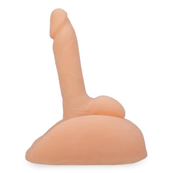 Realistisk silikondildo med skelett
