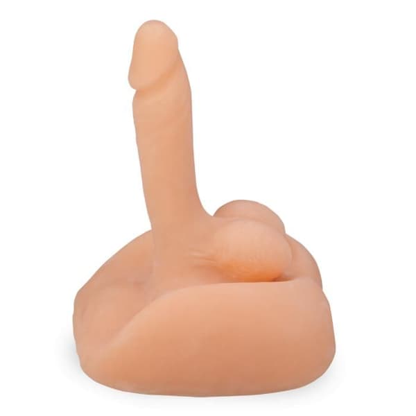 Realistisk silikondildo med skelett