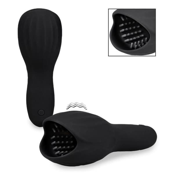 Bingo Black Vibrating Glans Masturbator