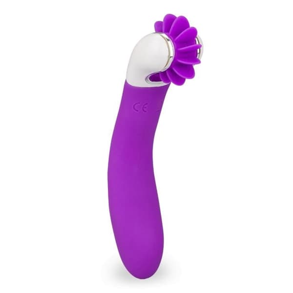 Klitorisk stimulator roterande tungor 12 lägen - Orgasmic Violet Collection