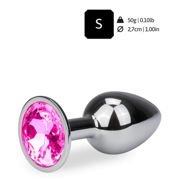 Anal Jewel Rosebud Light 54 Gr-Rose Quartz
