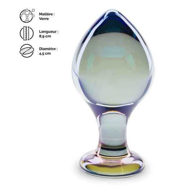 Teardrop Glas Butt Plug