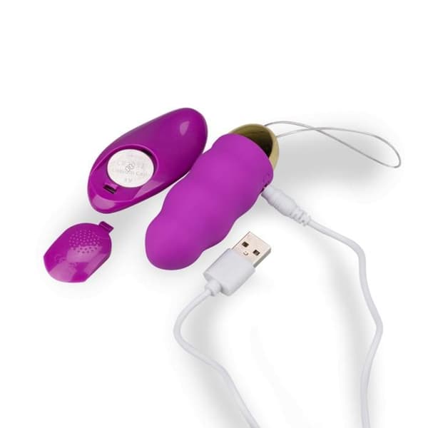 Vågigt USB trådlöst vibrerande ägg 12 lägen