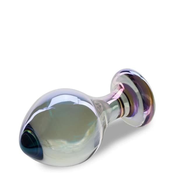 Teardrop Glas Butt Plug Blue