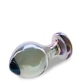 Miniatyrbild 4 av 4: Teardrop Glas Butt Plug Blue