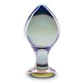 Miniatyrbild 1 av 4: Teardrop Glas Butt Plug Blue