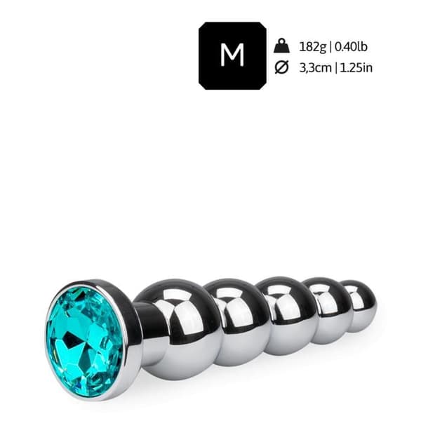 Bijou anal rosebud chapelet - 7 färger