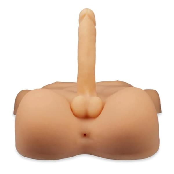 Masturbator - KÄRLEK & VIBES - Riktig manlig torsopenis och anus - 7,65 kg - Anus