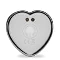 Miniatyrbild 3 av 4: Vibrerande och självlysande hjärta anal juvel metallplugg - LOVE AND VIBES Collection