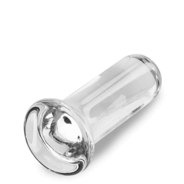 Glas analplugg - Indy - 9,5 cm - Kompakt och lättskött