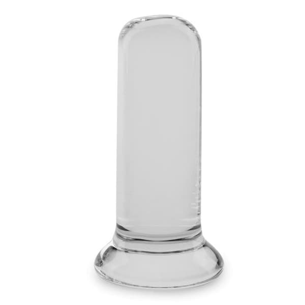 Glas analplugg - Indy - 9,5 cm - Kompakt och lättskött