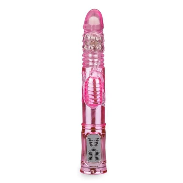 Vibromassager Rabbit - KÄRLEK & VIBAR - XXL Deluxe - Uppladdningsbar USB - Rosé