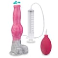 Miniatyrbild 2 av 4: Dobermann ejakulerande hund sugkopp dildo - LOVE AND VIBES Collection Pink