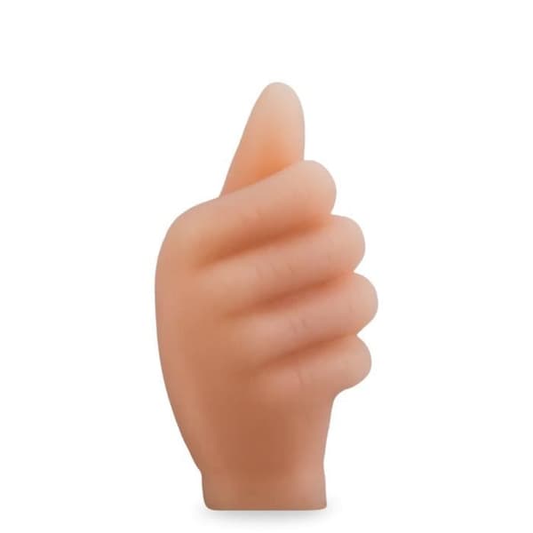 Masturbator - KÄRLEK &amp; VIBRAR - Stängd Handvagina - TPR Soft Touch - Flexibel - Beige