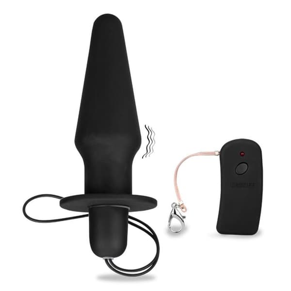 Cruise fjärrstyrd vibrerande analplugg - LOVE AND VIBES Collection Black
